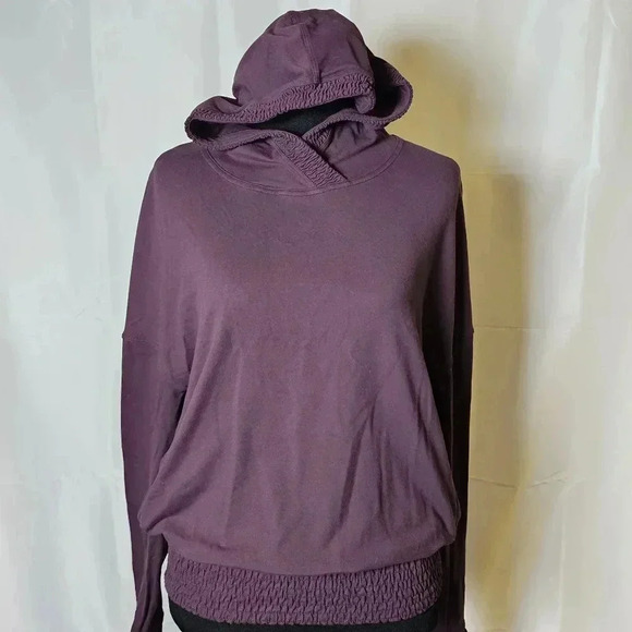 Lululemon Lead The Pack Pullover Purple Hoodie With Thumbholes Sz 4 - Picture 3 of 12